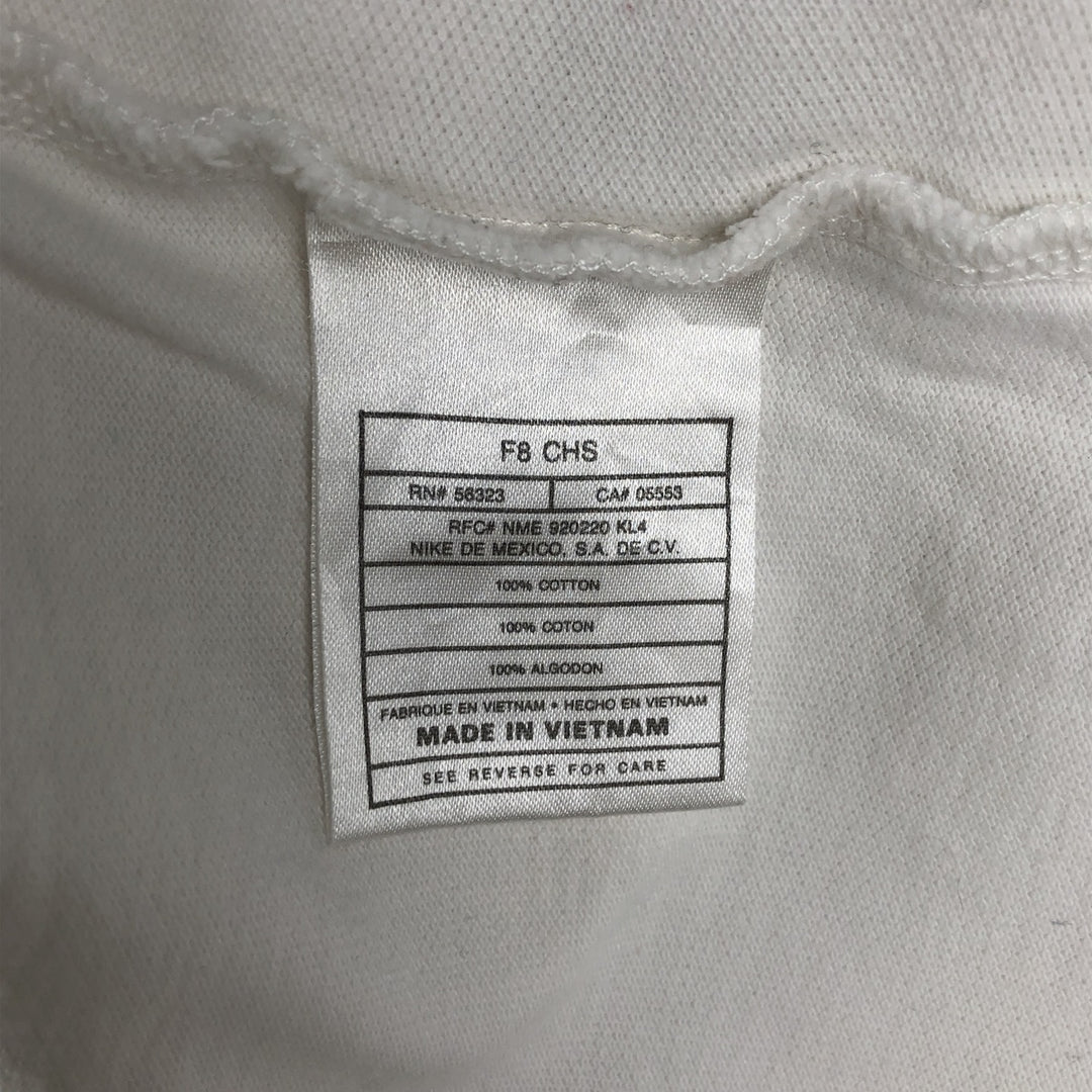 90s-00'S Nike Short-Sleeve Polo Shirt, Men's Size L (Equivalent), Vintage cotton white type Vintage Second Hand