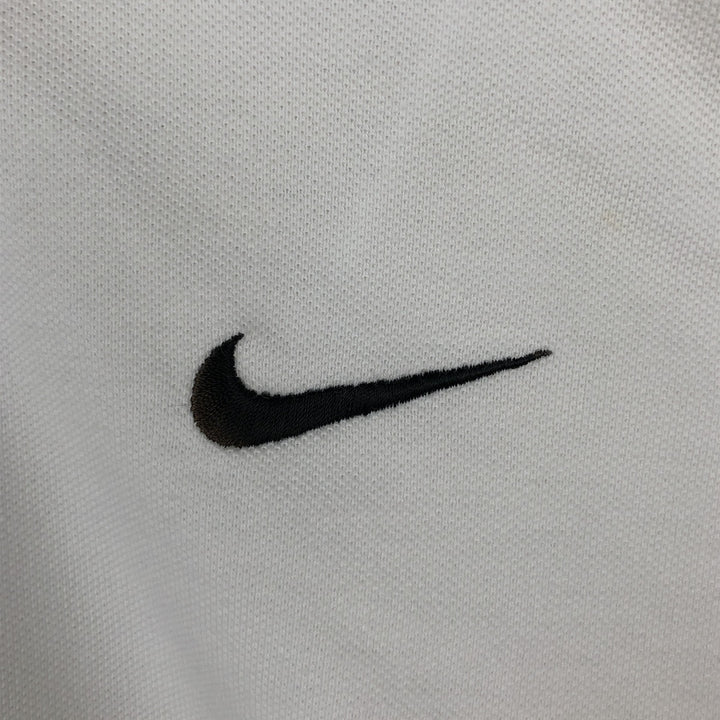 90s-00'S Nike Short-Sleeve Polo Shirt, Men's Size L (Equivalent), Vintage cotton white type Vintage Second Hand