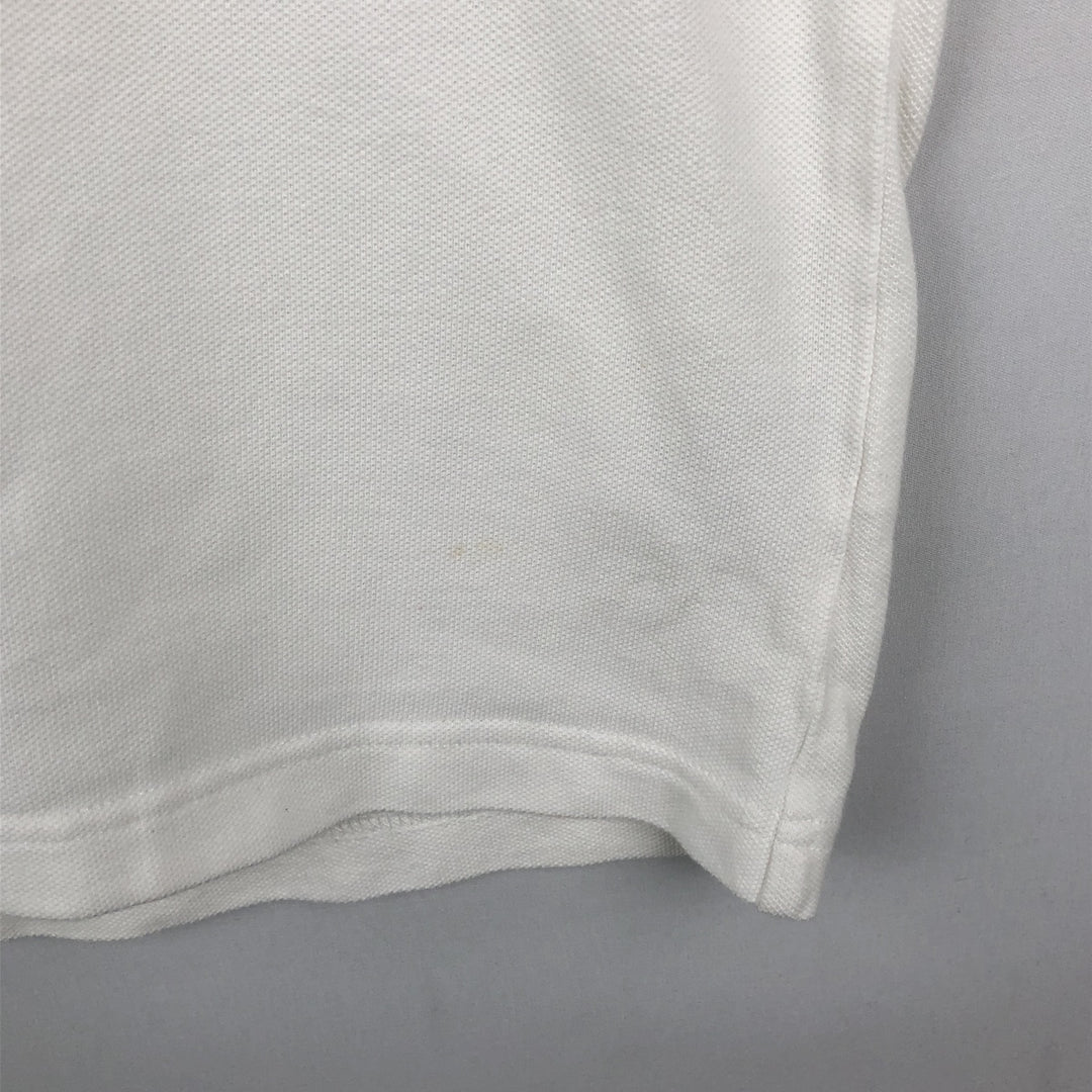 90s-00'S Nike Short-Sleeve Polo Shirt, Men's Size L (Equivalent), Vintage cotton white type Vintage Second Hand