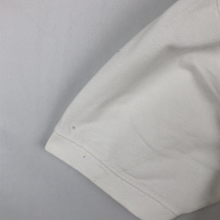 90s-00'S Nike Short-Sleeve Polo Shirt, Men's Size L (Equivalent), Vintage cotton white type Vintage Second Hand