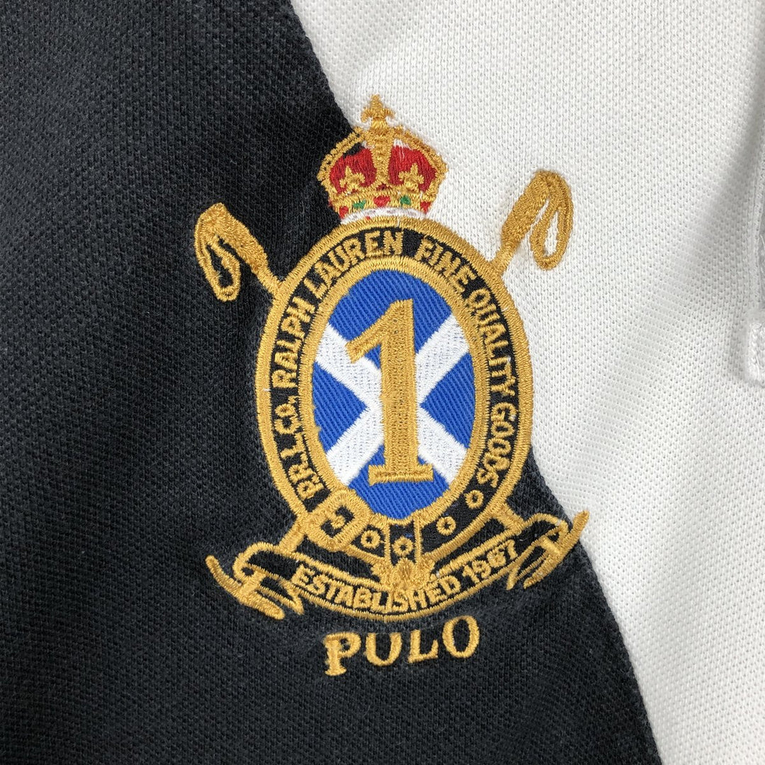 Ralph Lauren POLO RALPH LAUREN CUSTOM FIT Big Pony Short Sleeve Polo Shirt, Men's Size Medium cotton white type Vintage Second Hand