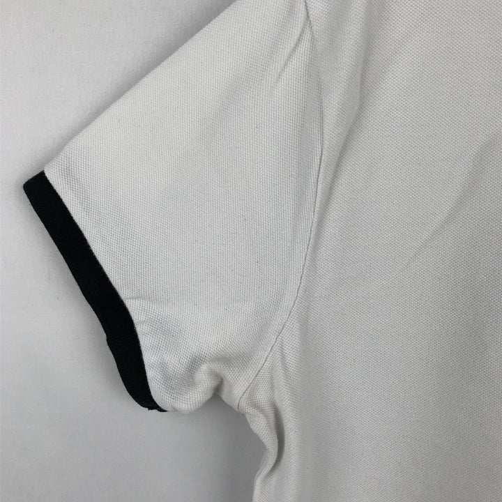 Ralph Lauren POLO RALPH LAUREN CUSTOM FIT Big Pony Short Sleeve Polo Shirt, Men's Size Medium cotton white type Vintage Second Hand