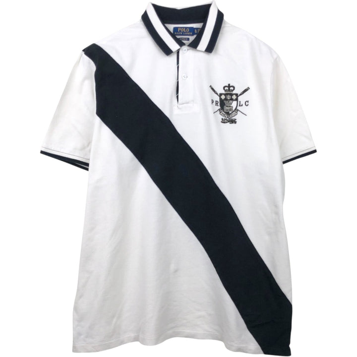 Ralph Lauren POLO RALPH LAUREN CLASSIC FIT short sleeve polo shirt men's XL equivalent cotton white type Vintage Second Hand