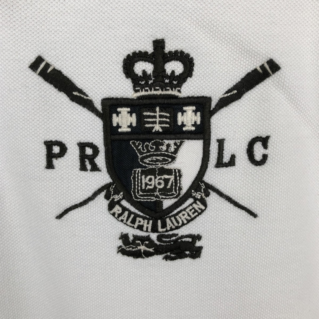 Ralph Lauren POLO RALPH LAUREN CLASSIC FIT short sleeve polo shirt men's XL equivalent cotton white type Vintage Second Hand