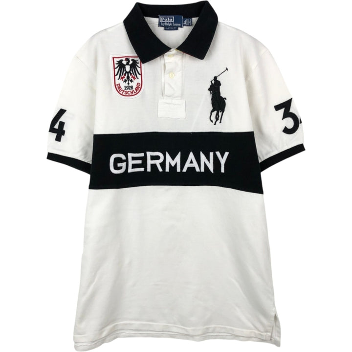 Ralph Lauren POLO by Ralph Lauren CUSTOM FIT Big Pony Short Sleeve Polo Shirt Men's XL cotton white type Vintage Second Hand