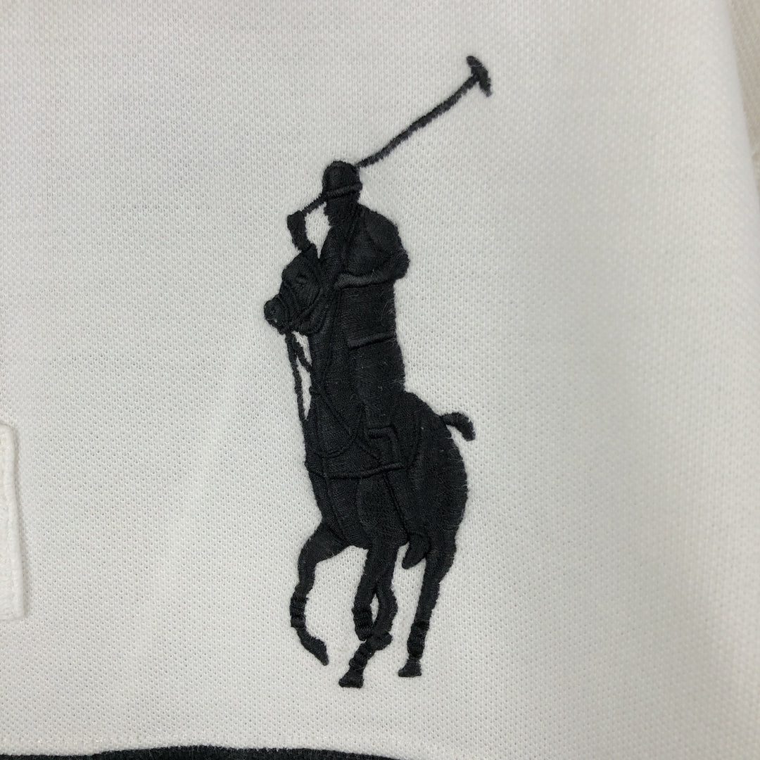 Ralph Lauren POLO by Ralph Lauren CUSTOM FIT Big Pony Short Sleeve Polo Shirt Men's XL cotton white type Vintage Second Hand