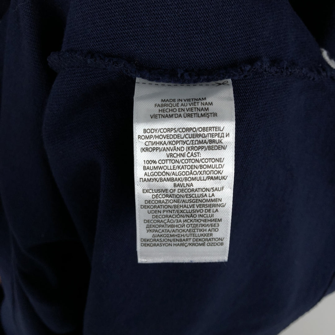 Ralph Lauren POLO RALPH LAUREN CLASSIC FIT Short-Sleeve Rugby Shirt, Men's Size XL (approx.) cotton navy blue type Vintage Second Hand