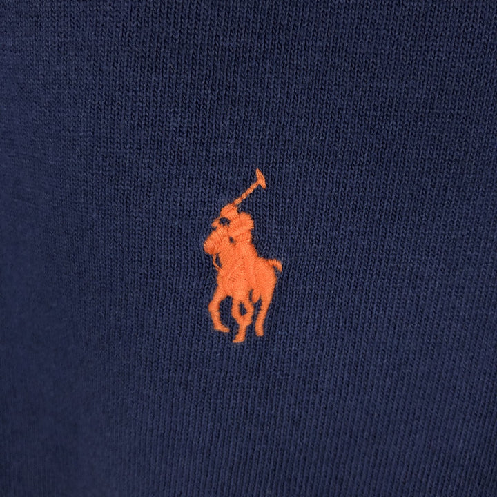 Ralph Lauren POLO RALPH LAUREN CLASSIC FIT Short-Sleeve Rugby Shirt, Men's Size XL (approx.) cotton navy blue type Vintage Second Hand