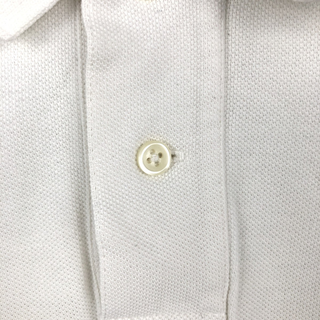 Ralph Lauren POLO by Ralph Lauren CUSTOM FIT Big Pony Short Sleeve Polo Shirt Men's L size cotton white type Vintage Second Hand