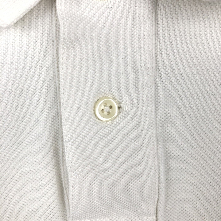 Ralph Lauren POLO by Ralph Lauren CUSTOM FIT Big Pony Short Sleeve Polo Shirt Men's L size cotton white type Vintage Second Hand