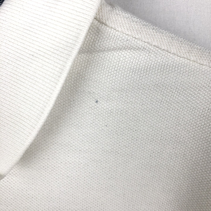 Ralph Lauren POLO by Ralph Lauren CUSTOM FIT Big Pony Short Sleeve Polo Shirt Men's L size cotton white type Vintage Second Hand