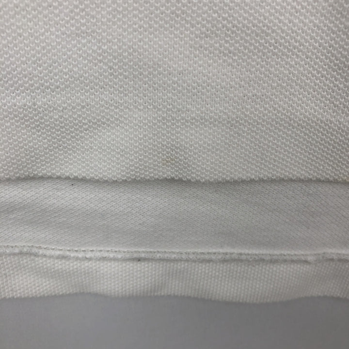 Ralph Lauren POLO by Ralph Lauren CUSTOM FIT Big Pony Short Sleeve Polo Shirt Men's L size cotton white type Vintage Second Hand