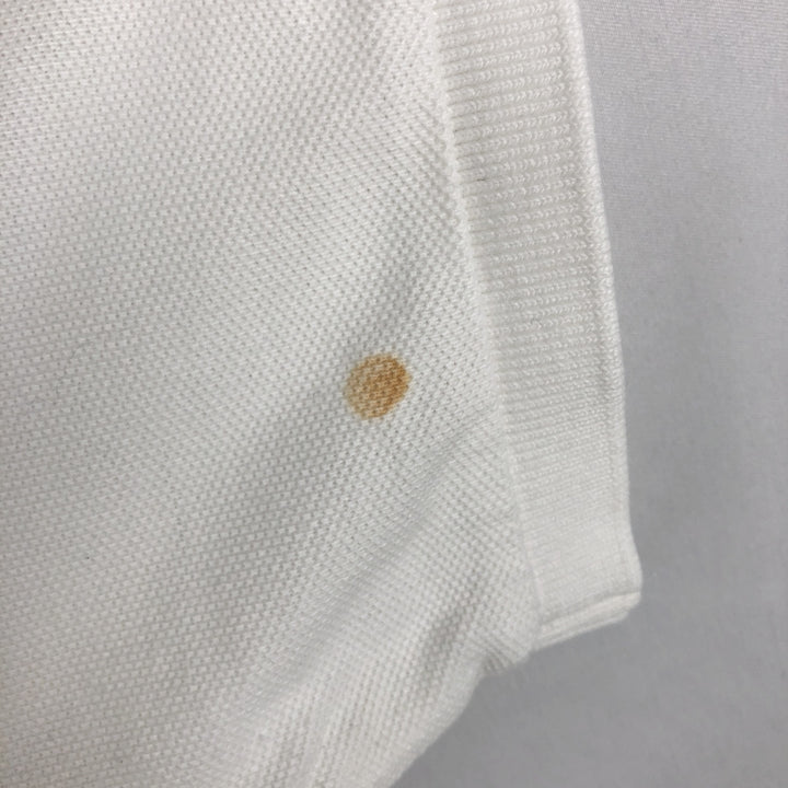 Ralph Lauren POLO by Ralph Lauren CUSTOM FIT Big Pony Short Sleeve Polo Shirt Men's L size cotton white type Vintage Second Hand