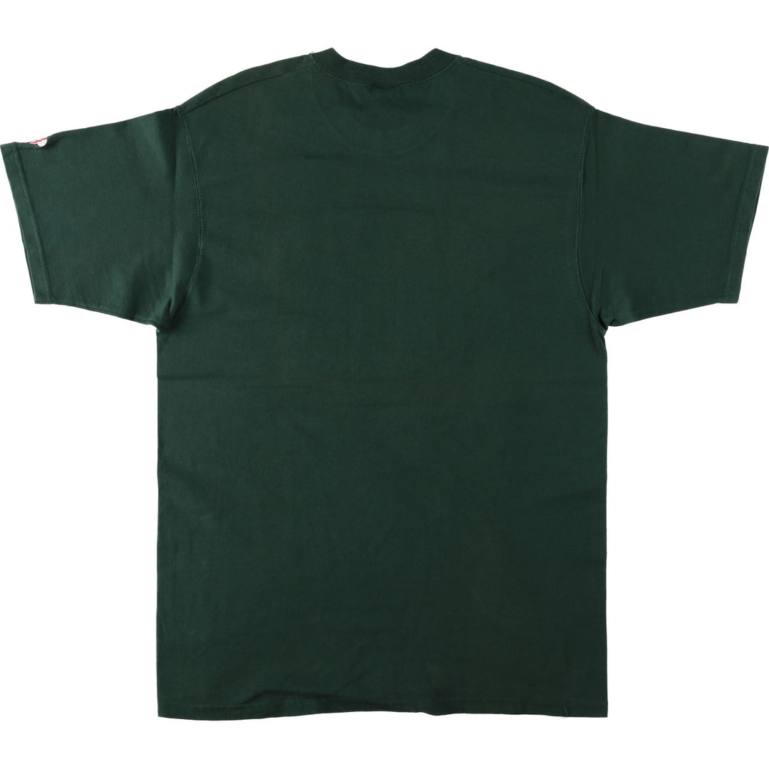 90'S PRO PLAYER NFL GREEN BAY PACKERS Logo T-Shirt, Made in USA, Men's Size L (approx.), Vintage cotton Green type dark green Vintage Second Hand