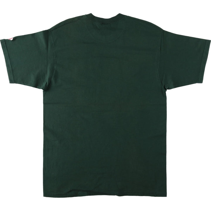 90'S PRO PLAYER NFL GREEN BAY PACKERS Logo T-Shirt, Made in USA, Men's Size L (approx.), Vintage cotton Green type dark green Vintage Second Hand