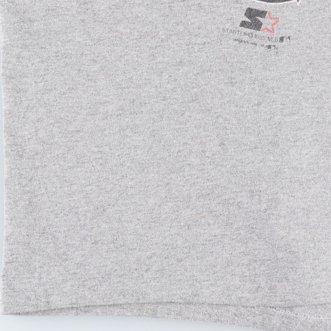 80'S Starter MLB San Francisco Giants Sports Print T-Shirt, Made in USA, Men's Size M (Equivalent), Vintage cotton gray type Vintage Second Hand