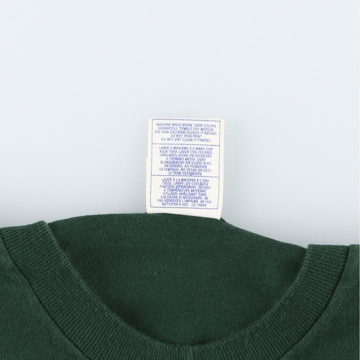 90'S PRO PLAYER NFL Green Bay Packers SUPER BOWL XXXI Sports Print T-Shirt, Made in USA, Men's XL equivalent. cotton Green type dark green Vintage Second Hand