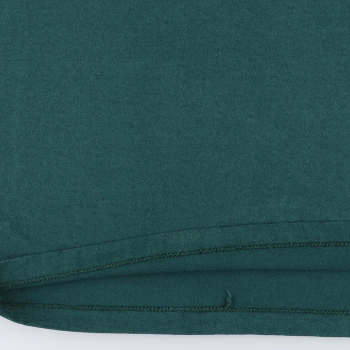 90'S Majestic MLB Oakland Athletics Logo Print T-Shirt, Made in USA, Men's Size L (Equivalent), Vintage cotton dark green Vintage Second Hand