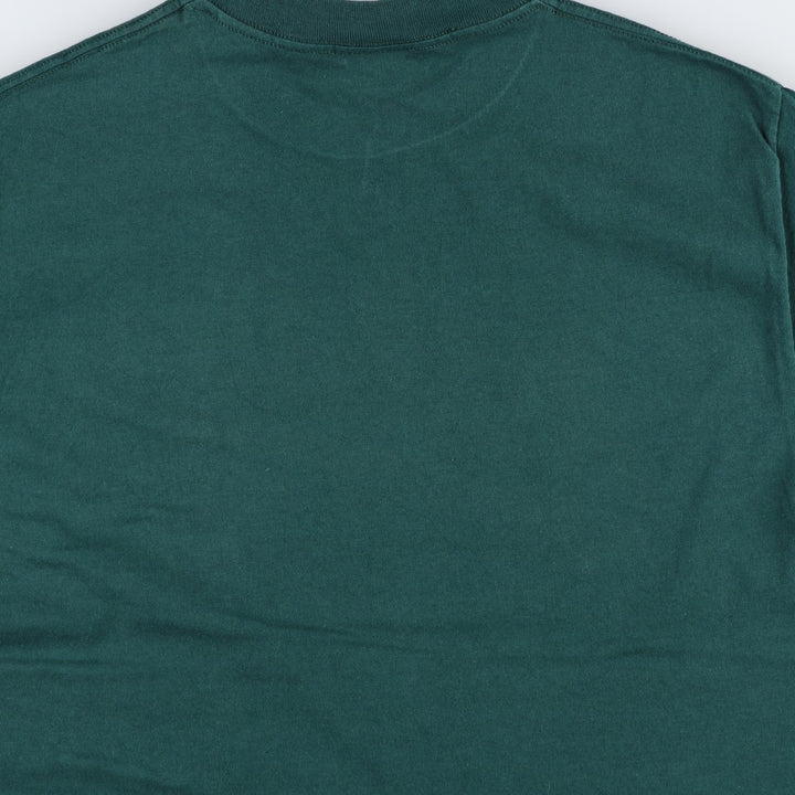 90'S Majestic MLB Oakland Athletics Logo Print T-Shirt, Made in USA, Men's Size L (Equivalent), Vintage cotton dark green Vintage Second Hand