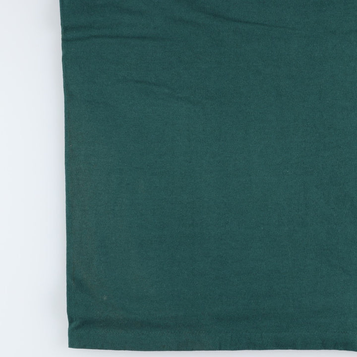 90'S Majestic MLB Oakland Athletics Logo Print T-Shirt, Made in USA, Men's Size L (Equivalent), Vintage cotton dark green Vintage Second Hand