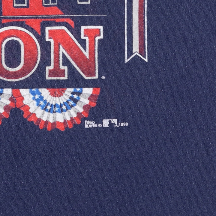 90'S PRO PLAYER ALL STAR GAME '99 Sports Print T-Shirt, Men's XXL equivalent, Vintage cotton navy blue type Vintage Second Hand