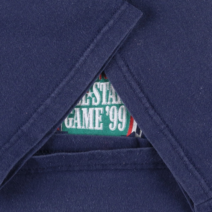 90'S PRO PLAYER ALL STAR GAME '99 Sports Print T-Shirt, Men's XXL equivalent, Vintage cotton navy blue type Vintage Second Hand