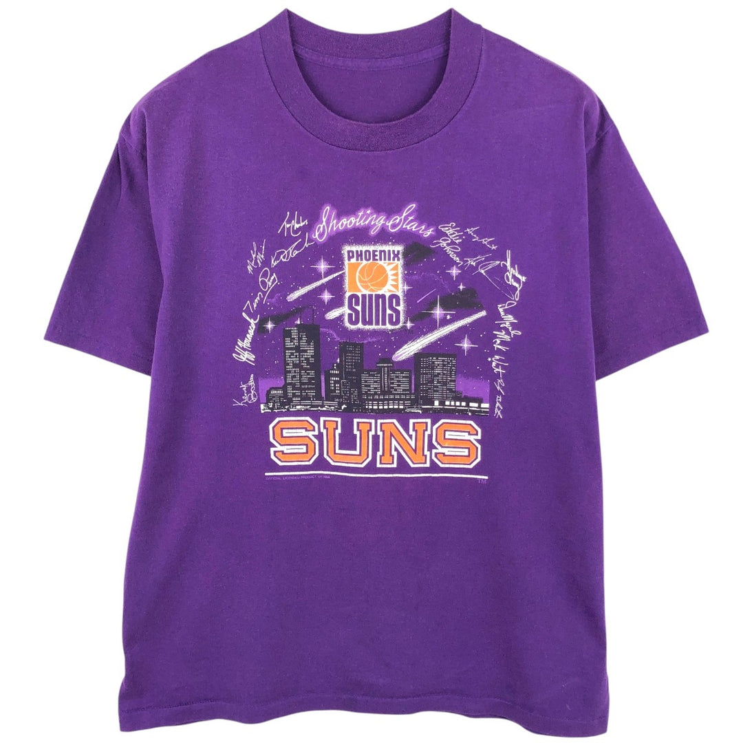 Vintage 90'S NBA Phoenix Suns sports print T-shirt, men's size L (approx.). unclear purple type Vintage Second Hand