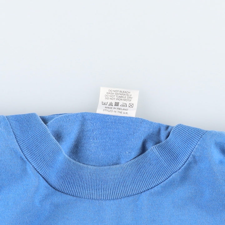 Vintage 1990'S FIFA World Cup 1998 Italy National Team Sports Print T-Shirt, Men's Size M (approx.) cotton blue type Vintage Second Hand