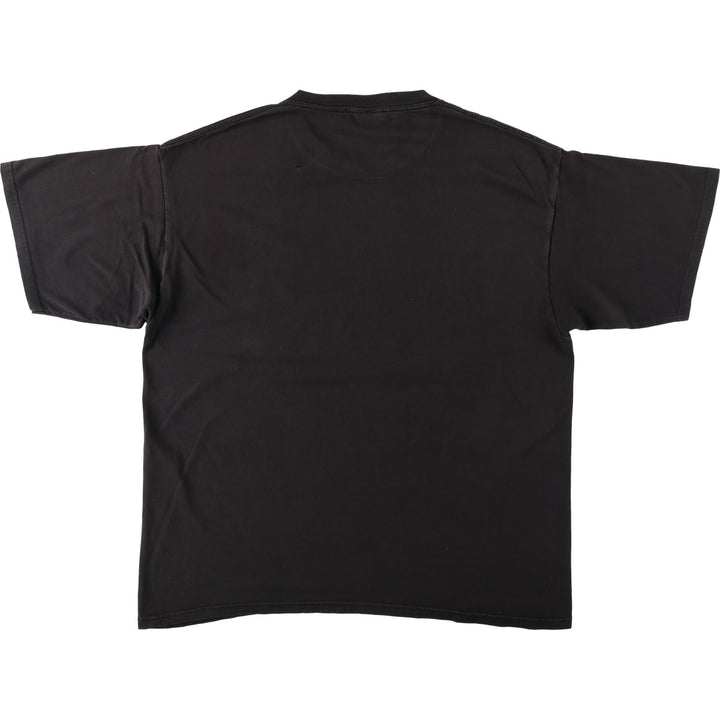 90s-00'S Lee SPORT NBA CHICAGOBULLS Logo Print T-Shirt, Men's XL (approx.) cotton black type Vintage Second Hand