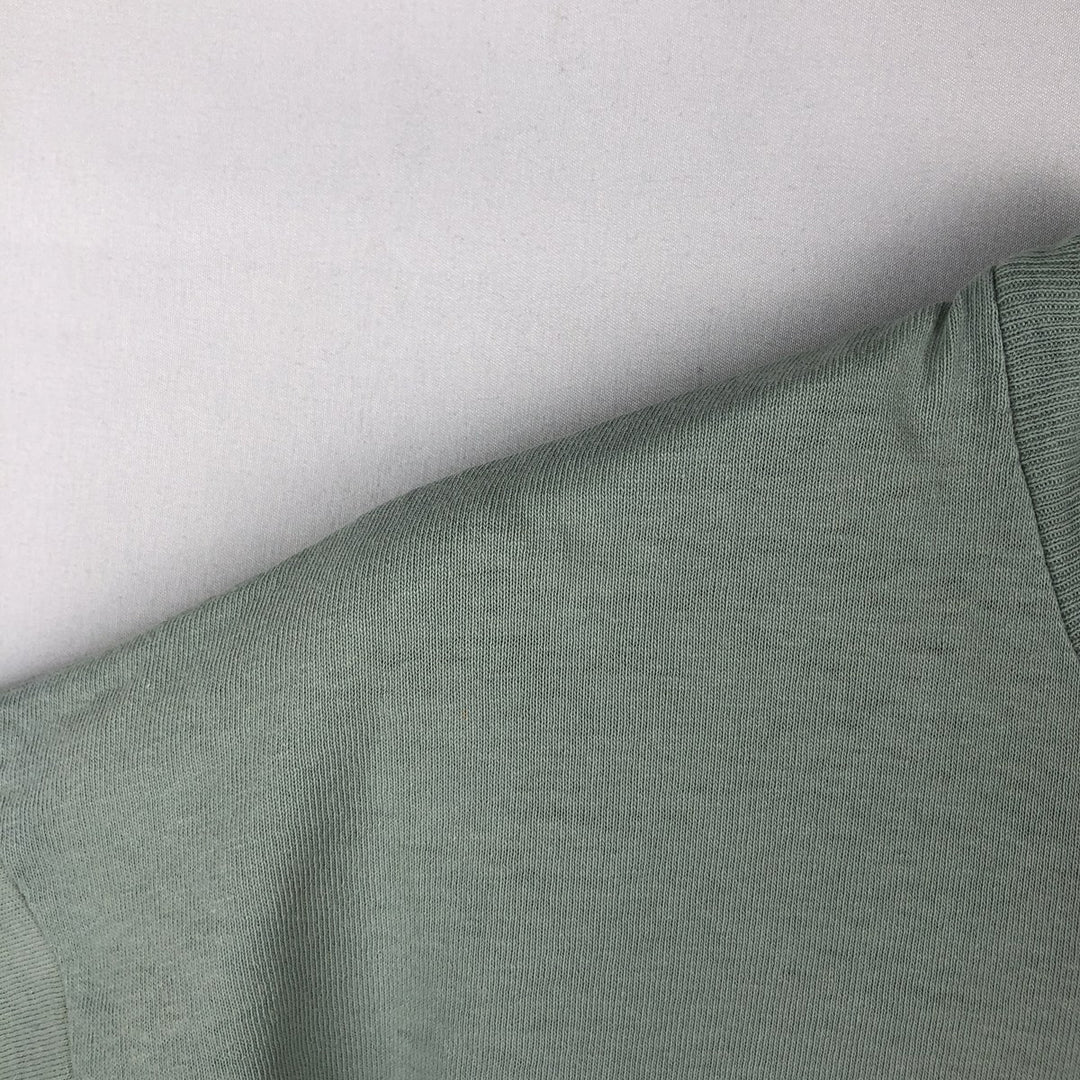 90'S Anvil Orca Pattern Animal T-Shirt, Made in USA, Men's Size L (Equivalent), Vintage cotton Mint green Vintage Second Hand