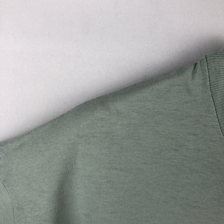 90'S Anvil Orca Pattern Animal T-Shirt, Made in USA, Men's Size L (Equivalent), Vintage cotton Mint green Vintage Second Hand