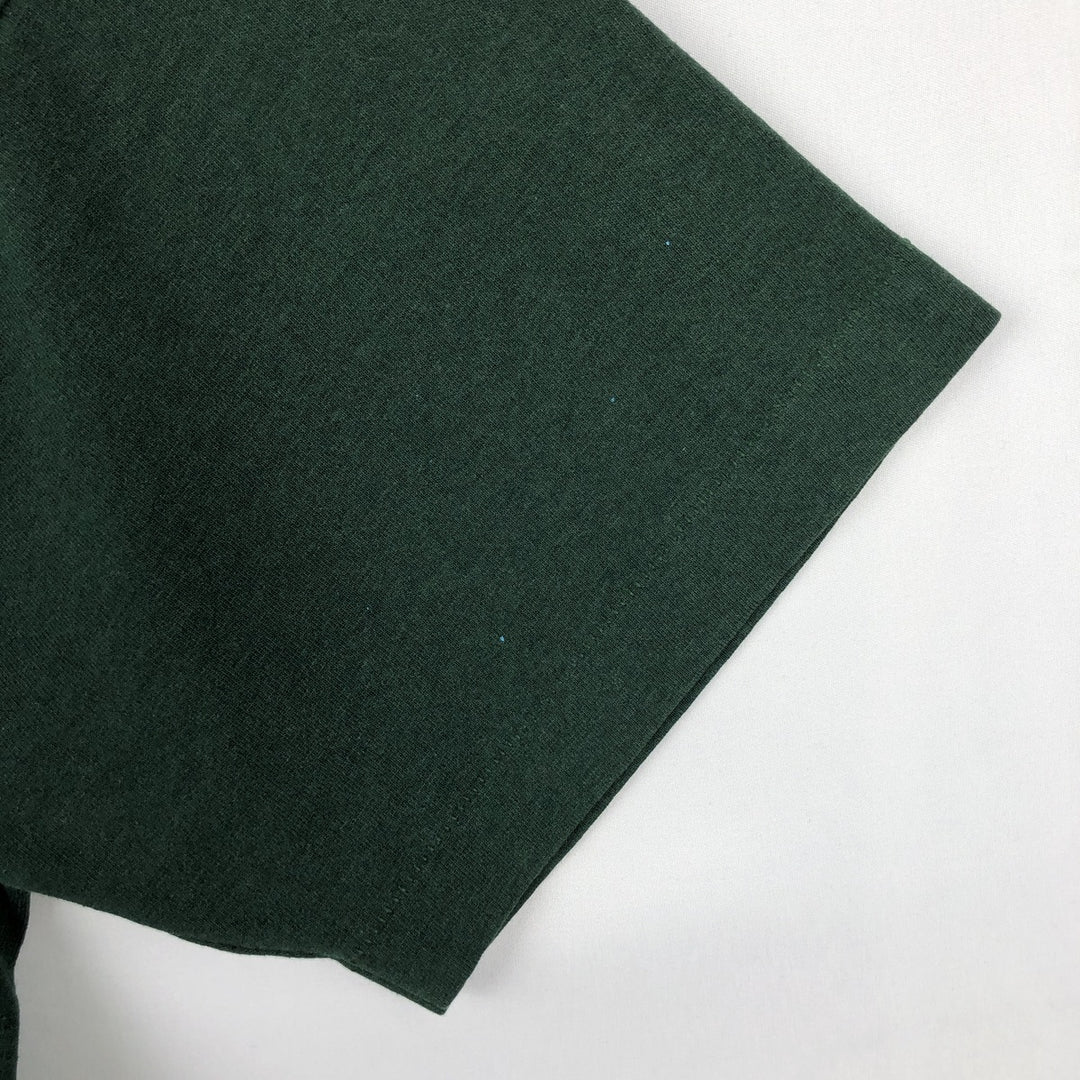 ~90'S Pelican Pattern Animal T-Shirt, Men's XL equivalent, Vintage unclear dark green Vintage Second Hand