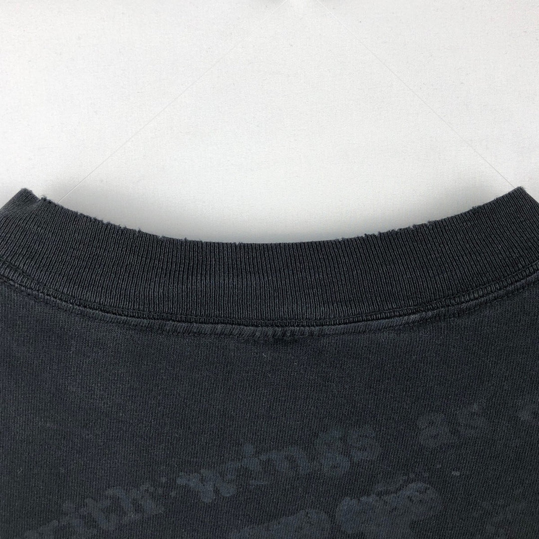 90'S All Sport Eagle Pattern All-Over Print Animal T-Shirt, Made in USA, Men's XL (approx.) Vintage cotton black type Vintage Second Hand