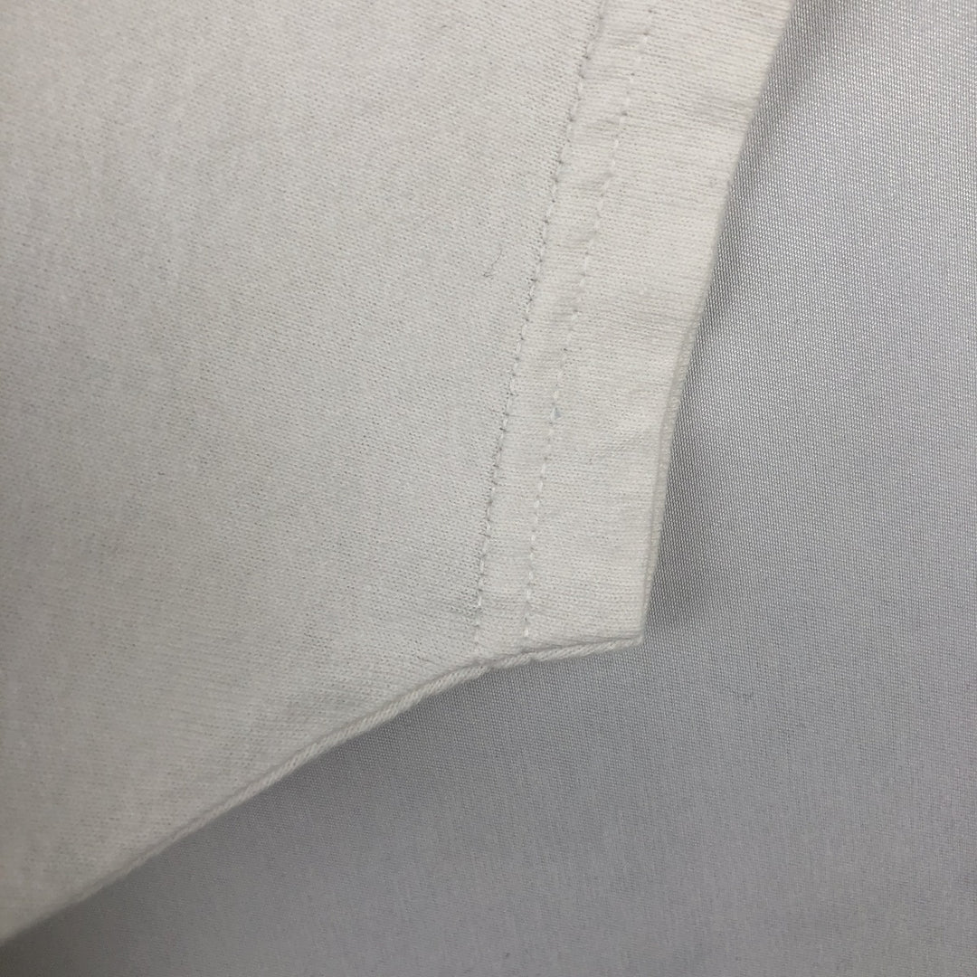 90s-00'S Hanes COMFORT-T Tiger Pattern Animal T-Shirt, Men's XL (approx.) cotton white type Vintage Second Hand