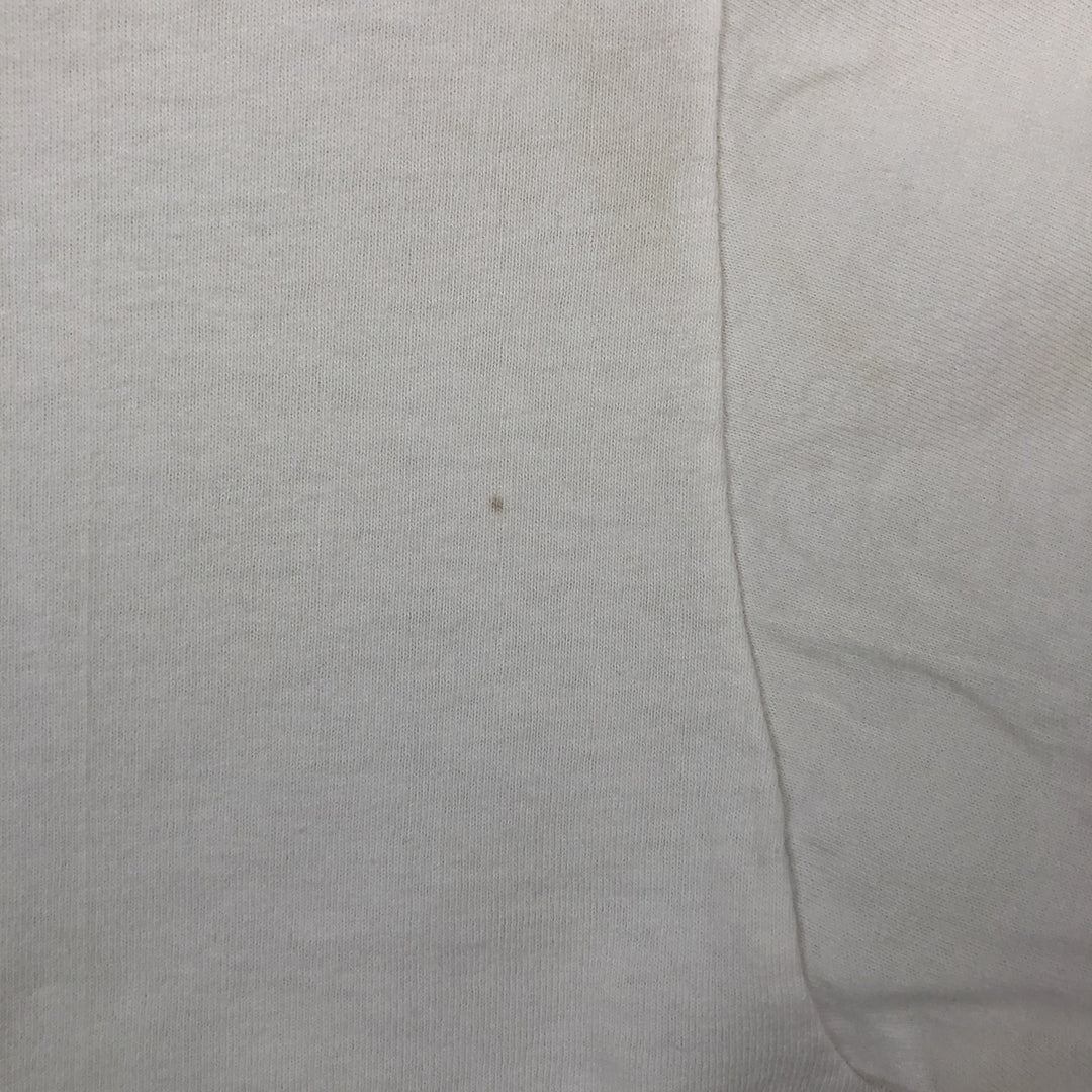 90s-00'S Hanes COMFORT-T Tiger Pattern Animal T-Shirt, Men's XL (approx.) cotton white type Vintage Second Hand