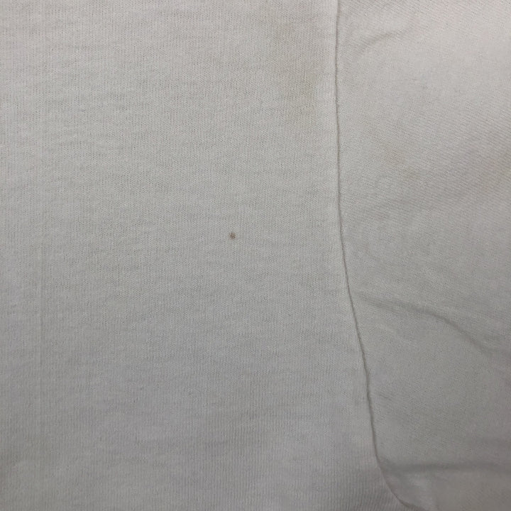 90s-00'S Hanes COMFORT-T Tiger Pattern Animal T-Shirt, Men's XL (approx.) cotton white type Vintage Second Hand