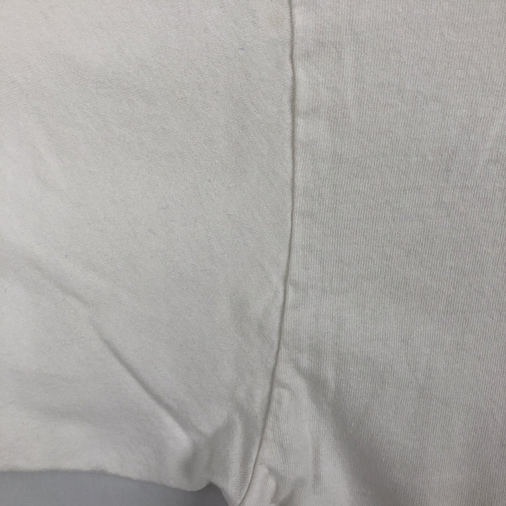 90s-00'S Hanes COMFORT-T Tiger Pattern Animal T-Shirt, Men's XL (approx.) cotton white type Vintage Second Hand
