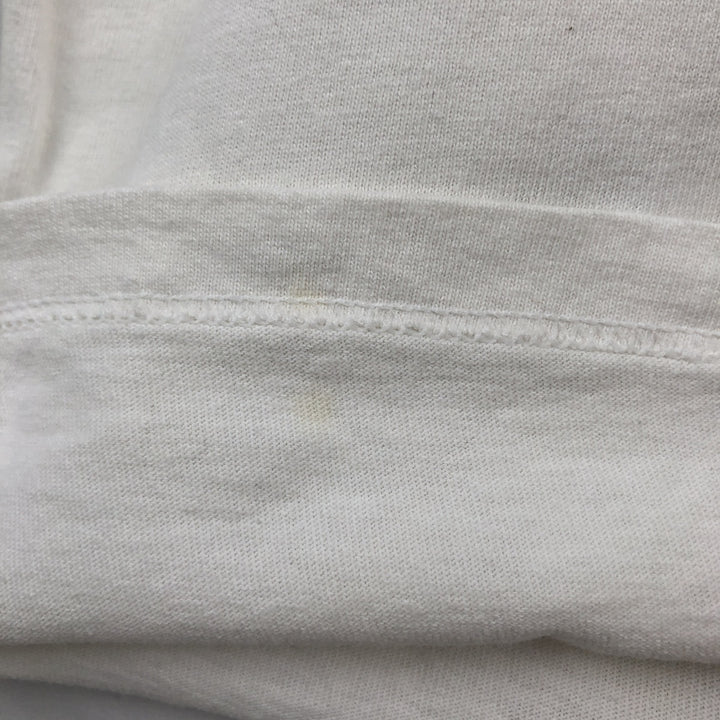 90s-00'S Hanes COMFORT-T Tiger Pattern Animal T-Shirt, Men's XL (approx.) cotton white type Vintage Second Hand