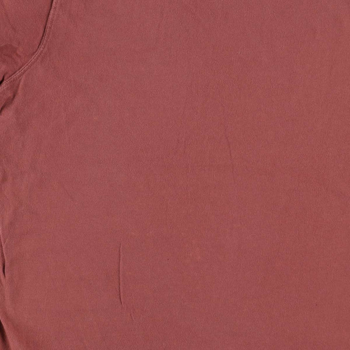 Eddie Bauer Ringer T-shirt, Men's Size M cotton red type reddish brown Vintage Second Hand