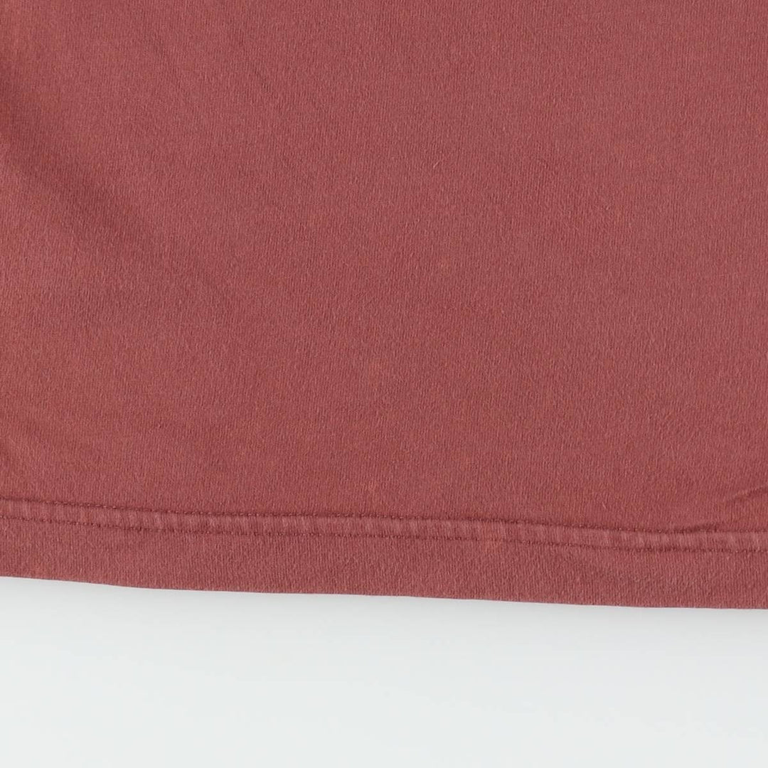 Eddie Bauer Ringer T-shirt, Men's Size M cotton red type reddish brown Vintage Second Hand