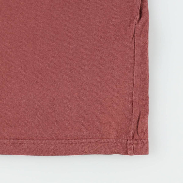 Eddie Bauer Ringer T-shirt, Men's Size M cotton red type reddish brown Vintage Second Hand