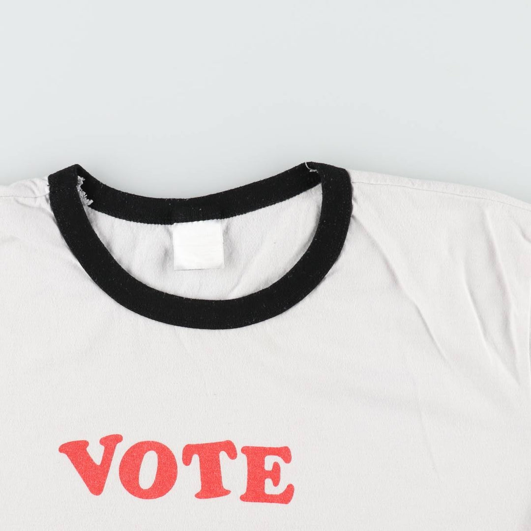 SPIRIT NAPOLEON DYNAMITE Movie Ringer T-Shirt (Men's Size M) unclear white type Vintage Second Hand