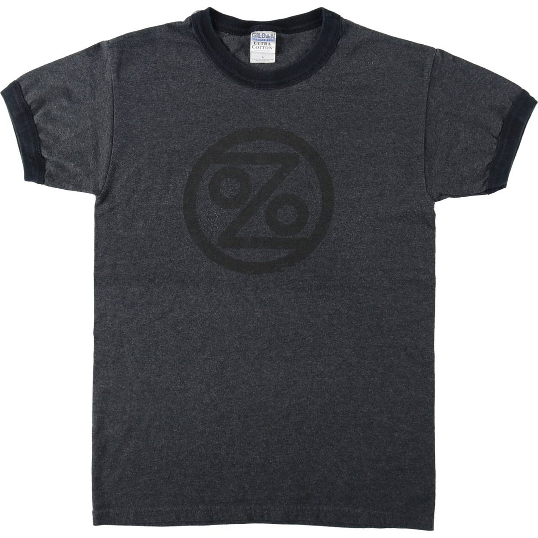 2000'S Gildan Ozomatli Band Ringer T-Shirt, Men's Size S (approx.) cotton Charcoal Vintage Second Hand