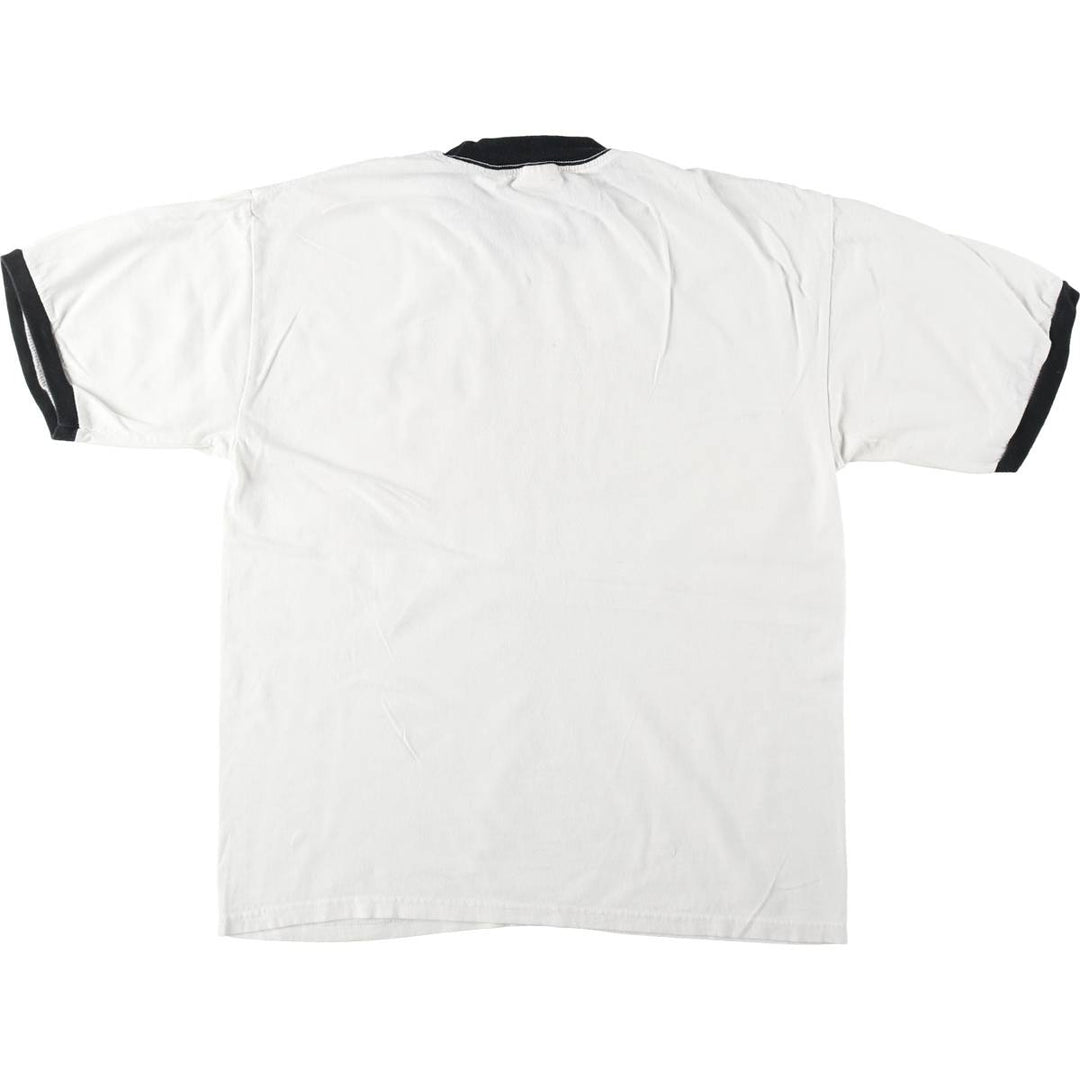Dickies Ringer T-shirt, Men's Size M cotton white type Vintage Second Hand