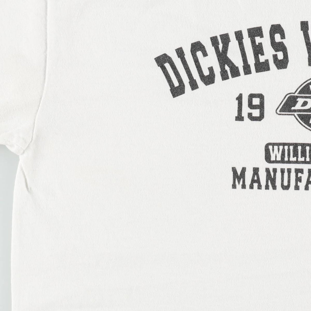Dickies Ringer T-shirt, Men's Size M cotton white type Vintage Second Hand