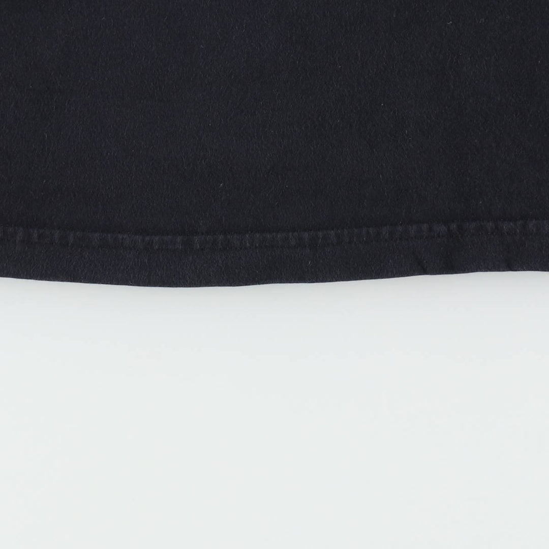 Gildan Message Ringer T-Shirt, Men's Size XL (approx.) cotton black type Vintage Second Hand