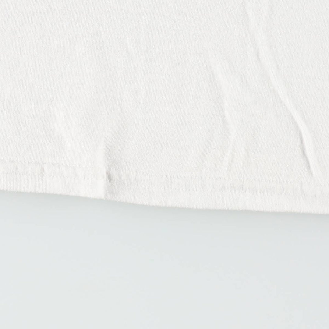 Gildan Ringer T-shirt, Men's Size L (equivalent) cotton white type Vintage Second Hand