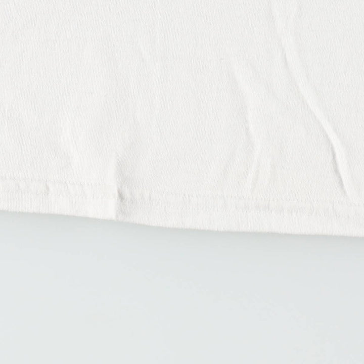 Gildan Ringer T-shirt, Men's Size L (equivalent) cotton white type Vintage Second Hand