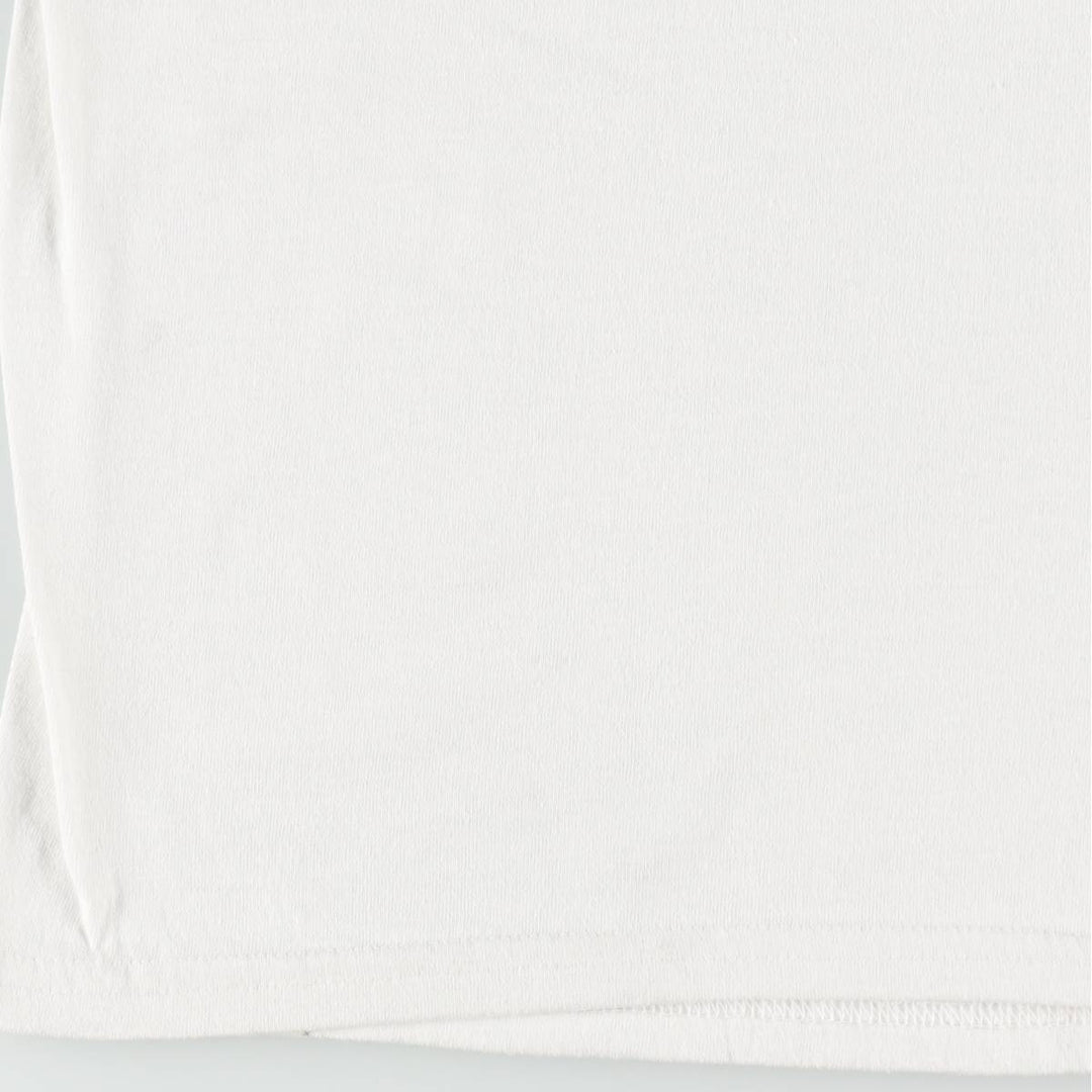 Gildan Ringer T-shirt, Men's Size L (equivalent) cotton white type Vintage Second Hand