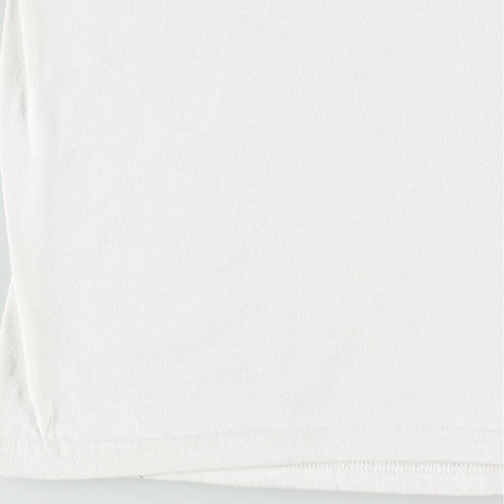 Gildan Ringer T-shirt, Men's Size L (equivalent) cotton white type Vintage Second Hand